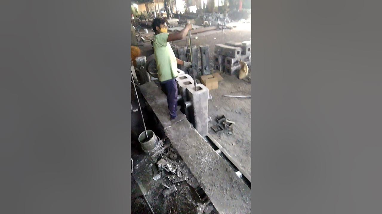 Preparation of mould for stainless steel ingot casting YouTube