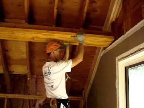 Installing Lvl Support Beams In Master Bedroom Remodel Youtube