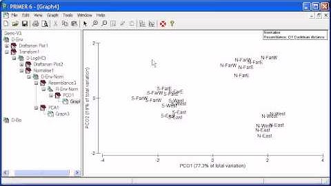 PRIMER - analysing environmental data