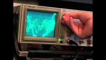 Oscilloscope Wiggling! New Tektronix 2213A + Audio / Music