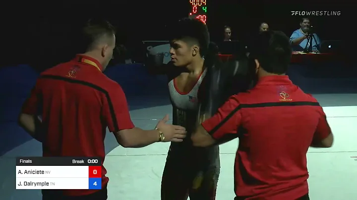 132 Lbs Final - Anthony Aniciete, Nevada Vs James ...