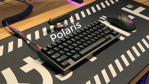 Polaris w/ UHMWPE Gateron Inks Sound Test/Typing Test