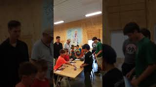 July 2018 STEM Camp - Day 2 :  Making Neckerchief Slides