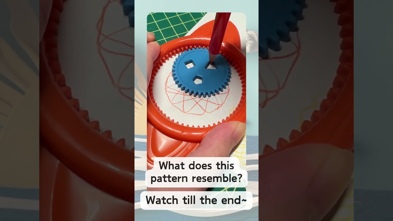 Satisfying geometric patterns Spirograph art 