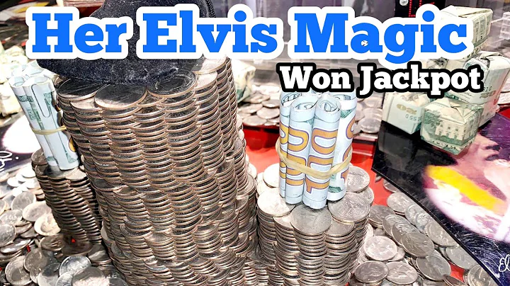 HER ELVIS MAGIC ... Inside The High Limit Coin Pusher Jackpot WON MONEY ASMR