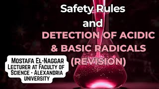 𝐒𝐚𝐟𝐞𝐭𝐲 𝐑𝐮𝐥𝐞𝐬 𝐚𝐧𝐝 𝐃𝐞𝐭𝐞𝐜𝐭𝐢𝐨𝐧 𝐨𝐟 𝐀𝐜𝐢𝐝𝐢𝐜 &amp; 𝐁𝐚𝐬𝐢𝐜 𝐑𝐚𝐝𝐢𝐜𝐚𝐥𝐬 (𝐑𝐞𝐯𝐢𝐬𝐢𝐨𝐧 𝐨𝐟 𝐏𝐫𝐚𝐜𝐭𝐢𝐜𝐚𝐥 𝐈𝐧𝐨𝐫𝐠𝐚𝐧𝐢𝐜 𝐂𝐡𝐞𝐦𝐢𝐬𝐭𝐫𝐲)