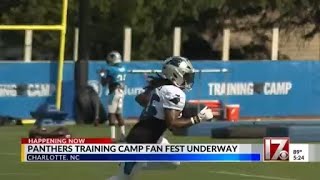 Panthers Fan Fest underway during training camp