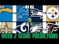 NFL Week 2 Score Predictions 2019 (NFL WEEK 2 PICKS AGAINST THE SPREAD ...