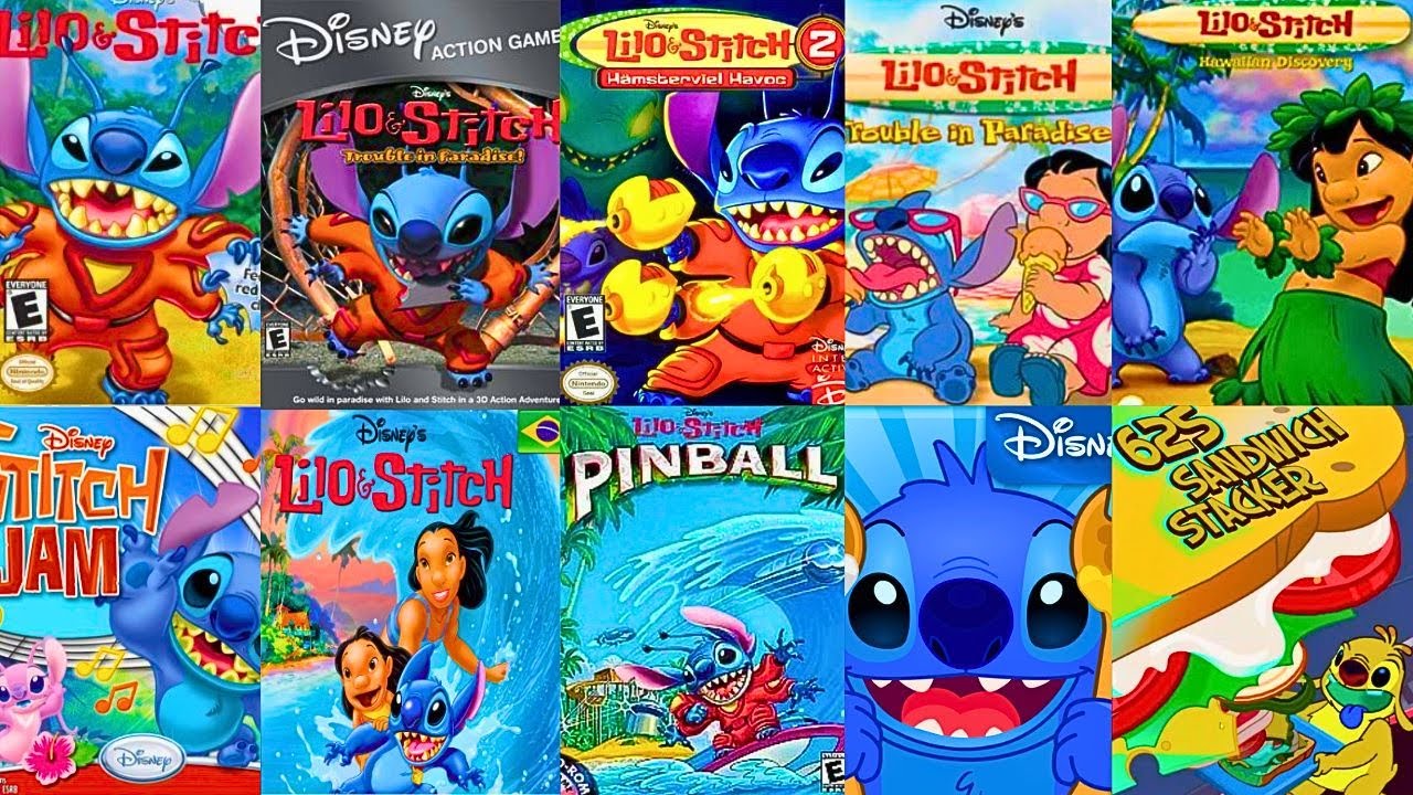 Эволюция игр LILO & STITCH (2002-2023)