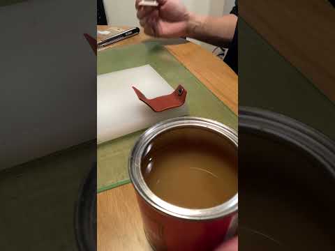 結婚指輪を無くさないようにレザークラフト #レザークラフト #leather #asmr