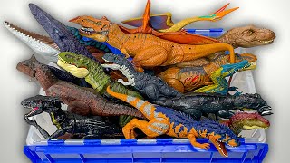 50+ Gallon Box of Dino Predator Figures | T-Rex, Dryptosaurus, Pteranodon, \& More!