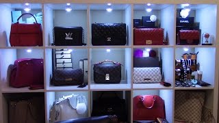 How and Where i Store my HANDBAGS ( My little Space Tour) Hi my lovelies! Here is a vid that you guys requested! Hope it was helpful to those who need a storage area for Handbags etc.... This