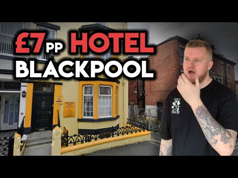 I Stay in a £7pp Hotel in Blackpool! I Was SHOCKED - Pine Lodge Hotel, Blackpool