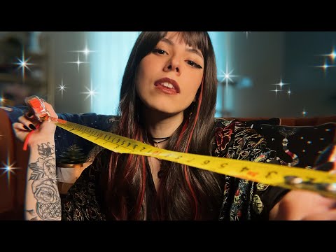 ASMR Chaotic Measuring + Haircut ✂️ (ft Miss Manganese)