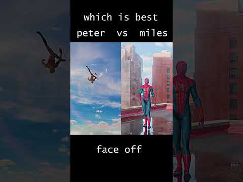 Insane glitch happen Peter vs Miles: Who is the better Spider-Man? 🕷️🤔 #spiderman