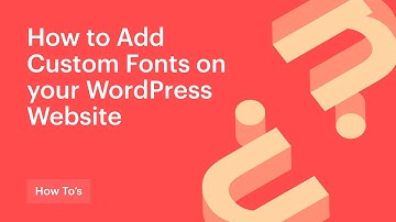 How to add Custom Fonts in your WordPress website with Neuron Builder