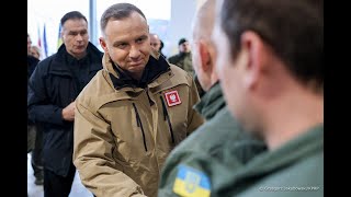 Andrzej Duda Obserwował Szkolenie Ukraińskich Załóg Na Leopardach