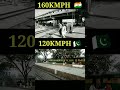 Indian train speed vs pakistan train speed