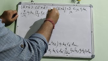 Quadruple product of vectors | PLUS3 1st year | mathematical physics |