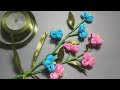 DIY | How to Make Sakura Flower from SewingThread |Tutorial Membuat bunga dari Benang Jahit