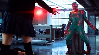 Wanda and Hawkeye vs Vision - Captain America: Civil War (2016) Movie CLIP Production