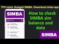 How To Check Data Balance In SIMBA How To Check SIMBA Balance SIMBA Sim Card How To Check Data Balance In SIMBA How To Check SIMBA Balance SIMBA Sim Card