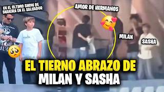 Milan Y Sasha Conmueven Al Público Con Abrazo Viral Durante La Residencia De Shakira