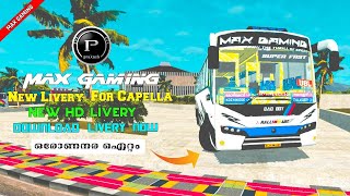 New Livery For Capella Bus Mod || High Quality Livery || Download Livery Now || Bussid 😘 screenshot 4