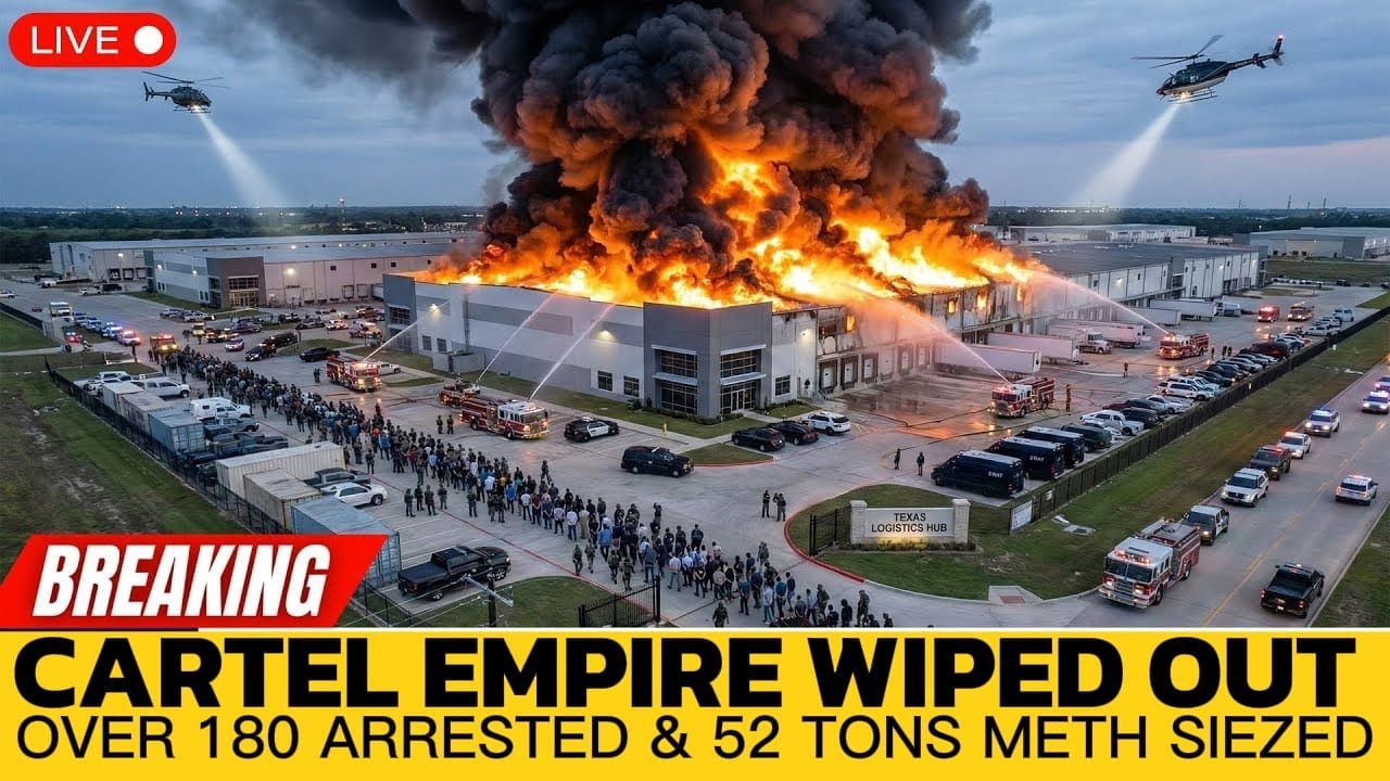 1 Min Ago: DEA and FBI Storm Texas Logistics Hub as 52 Tons of Meth and 20 Politicians Are Exposed