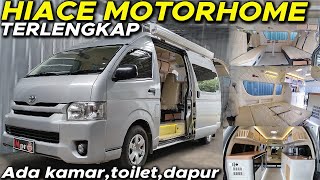 HIACE MOTORHOME VIP BISA TIDUR DAN MASAK SERTA ADA TOILETNYA #BBOTO #MOTORHOME #CAMPERVAN