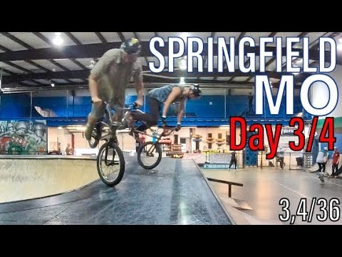 Springfield Missouri BMX Skatepark day 3 - YouTube