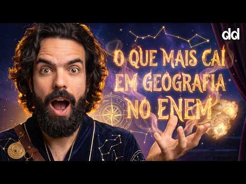 Revisão de Geografia ENEM 2026: o que mais cai