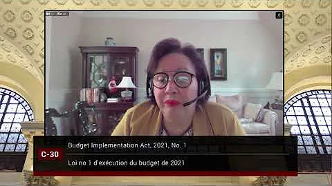 SOCI - Question regarding Bill C-30, Budget Implementation Act, 2021, No. 1