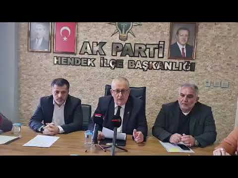 AK Parti İlçe Başkanı Adem Öz'ün basın açıklaması 2