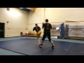 Dtfk kickboxing class sparr