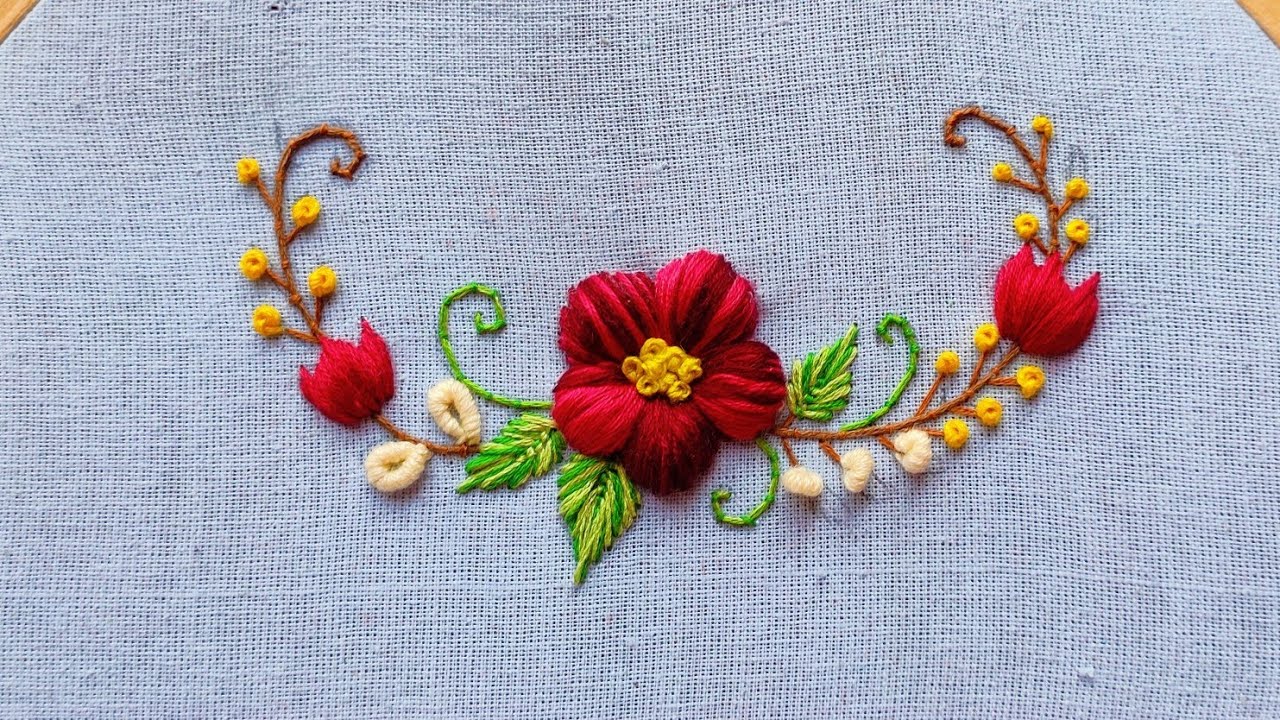 Table Cloth Embroidery DesignTultul ArtHand Embroidery For Beginners
