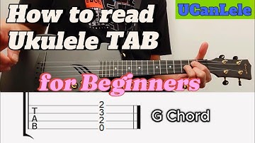 How to read Ukulele TAB for beginners @UCanLele2023