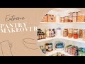 Extreme Pantry Makeover | Before &amp; After | Organization