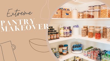 Extreme Pantry Makeover | Before & After | Organization