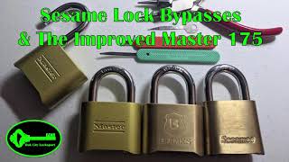 Sesame Lock Bypasses & The Improved Master 175