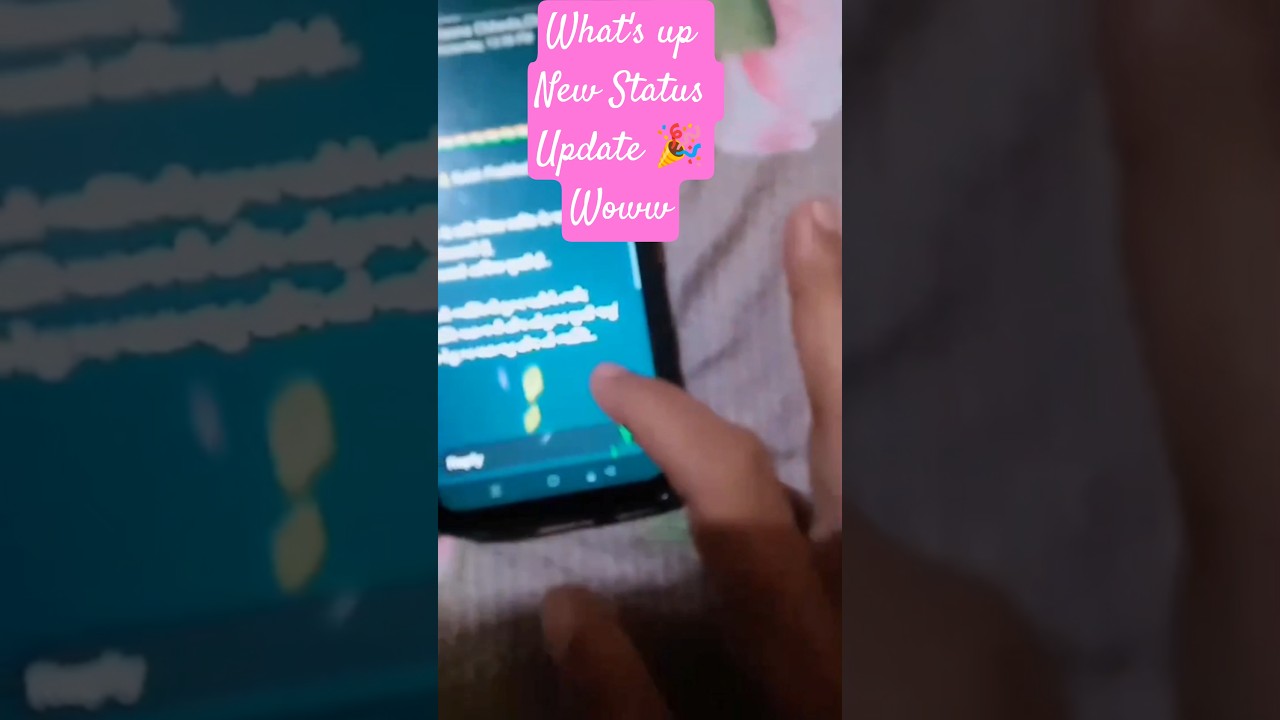 Whatup status new update 