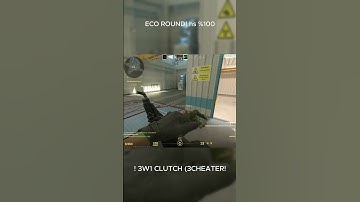 3w1 SUPPER CLUTCH! #csgo #cs2overpass #counterstrike