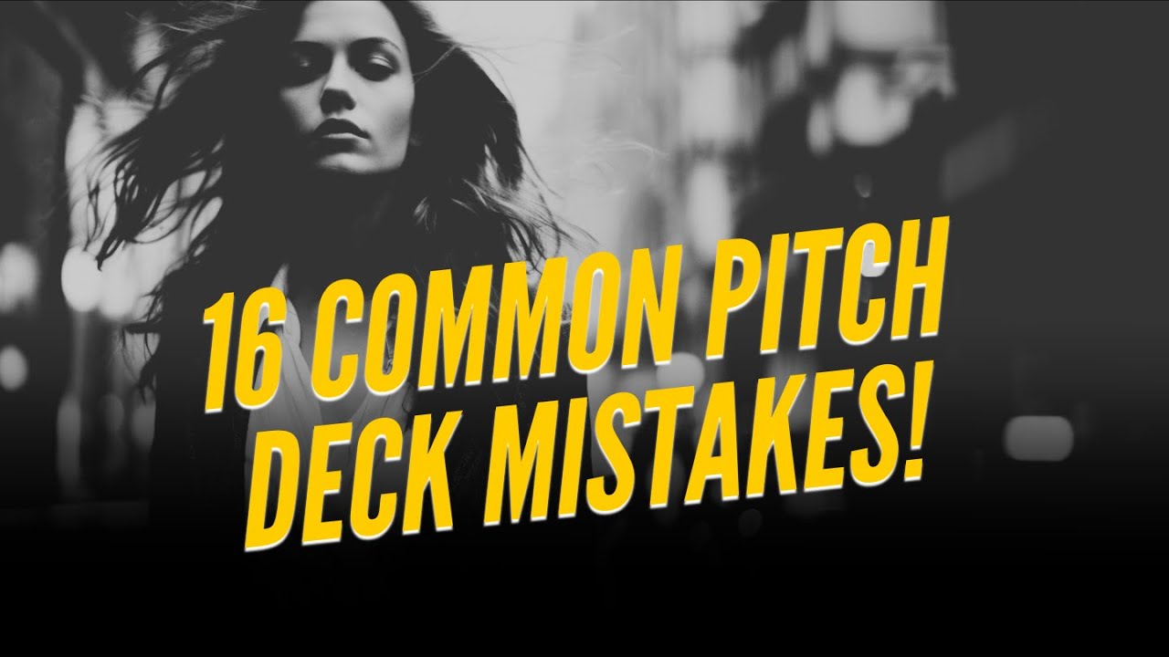 Common Pitch Deck #mistakes & How to Fix Them - Insights from Reviewing ...