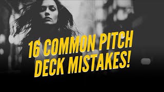 Common Pitch Deck #mistakes  & How to Fix Them - Insights from Reviewing 82 Decks #venturecapital