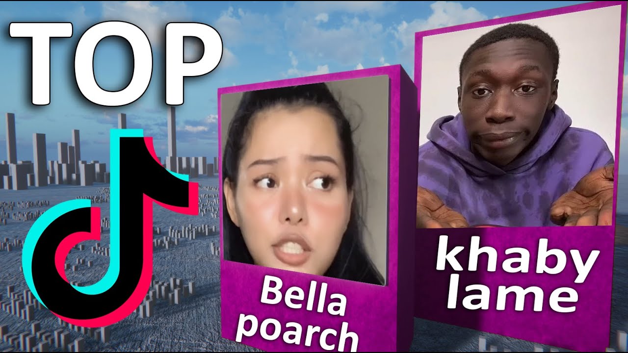 MOST followed TIKTOK 🎵 accounts comparison in 3D (Top TIKTOKERS ...