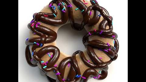 CGI Doughnut Animation (Cinema 4D)