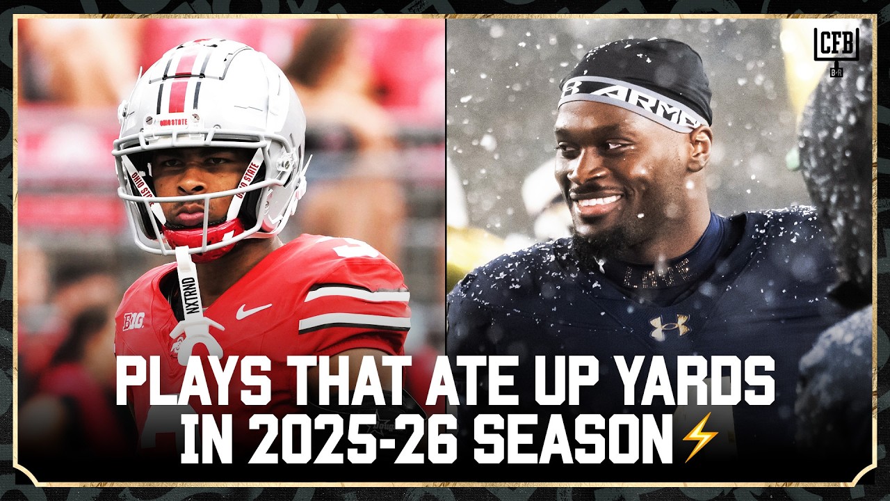 Longest Plays Of 2025-26 CFB Season | College Football Highlights | Top Plays