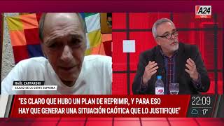 Zaffaroni, sobre las detenciones a manifestantes: Es un mamarracho lo que hizo Stornelli
