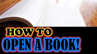 How to open a Book Not so Much