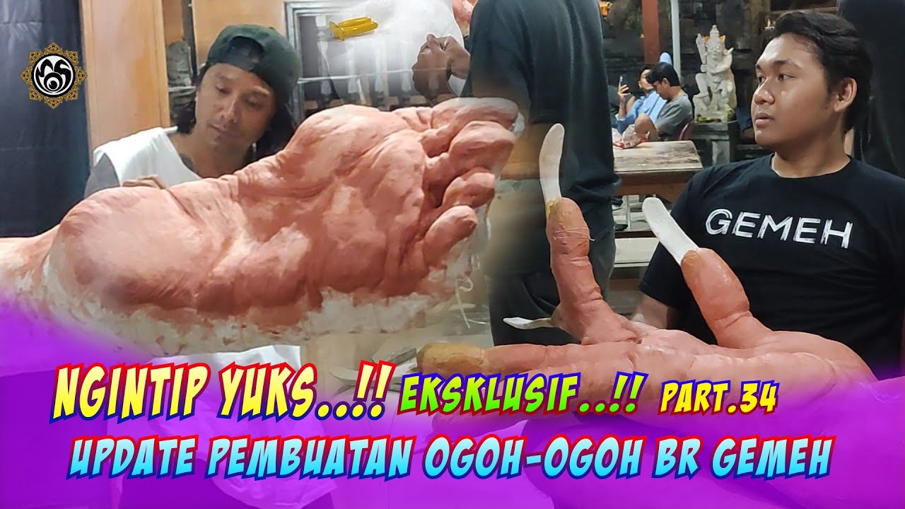 Ngintip.34 eksklusif update pembuatan Ogoh-ogoh Br Gemeh #mos_bali 